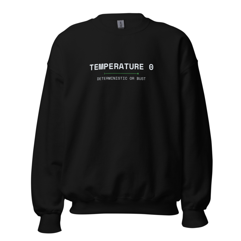 TEMPERATURE 0 Crewneck mockup