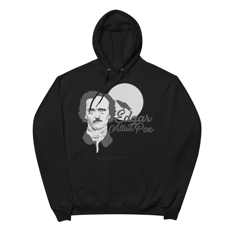 Edgar Allan Poe - Poetry Matters Unisex fleece hoodie