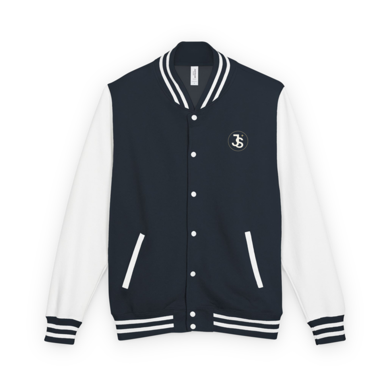 Midnight Letterman Jacket — Dawn Over the Seine Edition