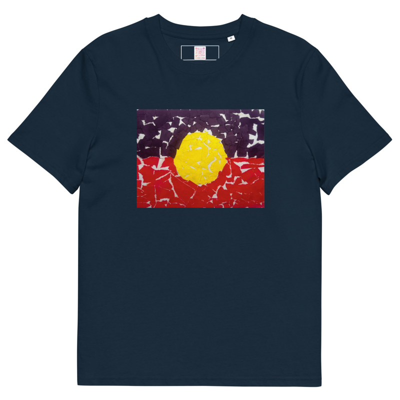 Aboriginal Flag - Unisex Organic Cotton Tee – Image 2