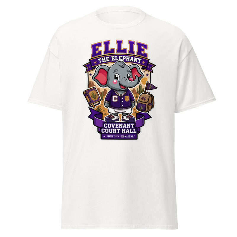 (Adult Size) Elite Starters Design 3 - ECLC Classroom Color Shirts – S, White