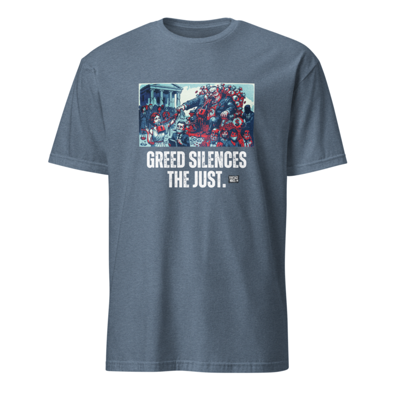 GREED silences THE JUST – XL, Heather Indigo