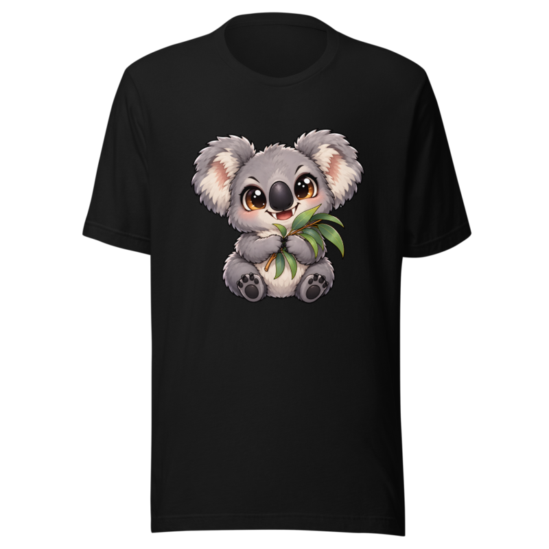 Drop Bear on a black tee