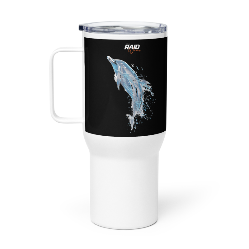 RAID Wear Dolphin Travel Mug – 25 oz, White