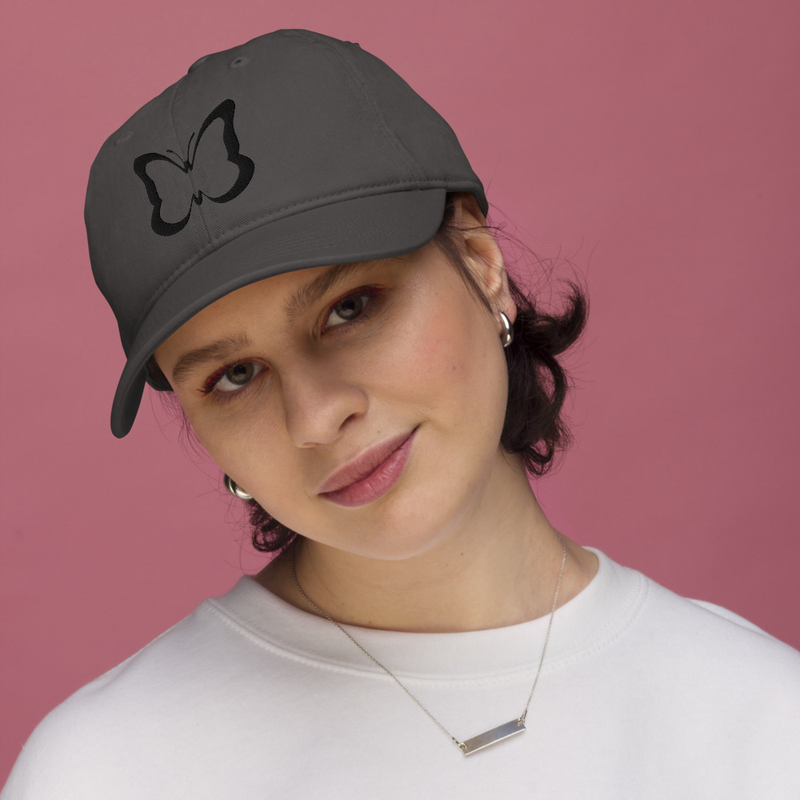 DGM Organic Embroider Hat Black Thread