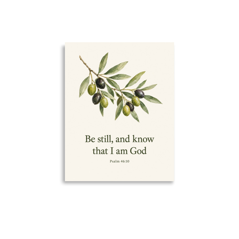Scripture Print - Psalm 46:10