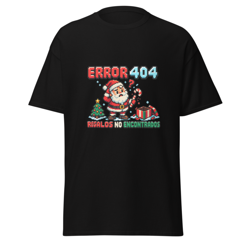 Sin regalos: Camiseta unisex · Negro