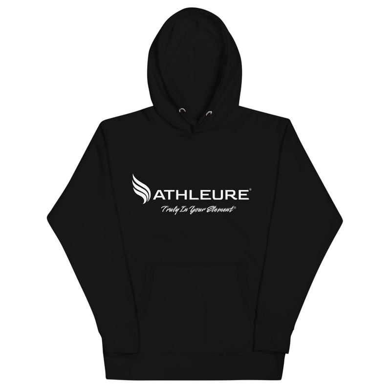 ATHLEURE® - Unisex Hoodie – M, Black