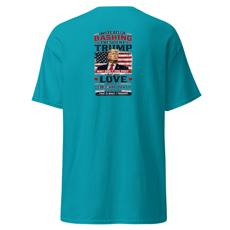 Bashing Trump Unisex classic tee