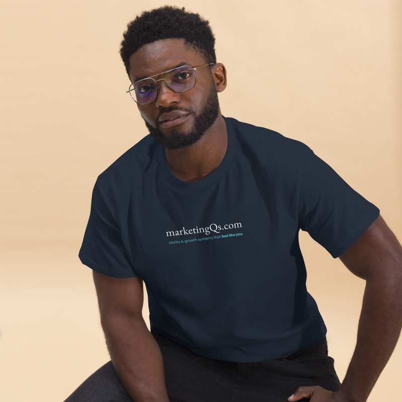 mQs Day One - Dark Promo T – S, Navy