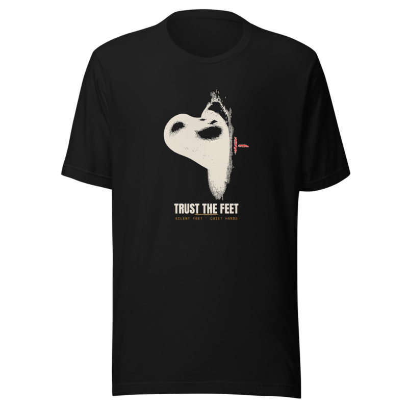 Trust The Feet Tee mockup