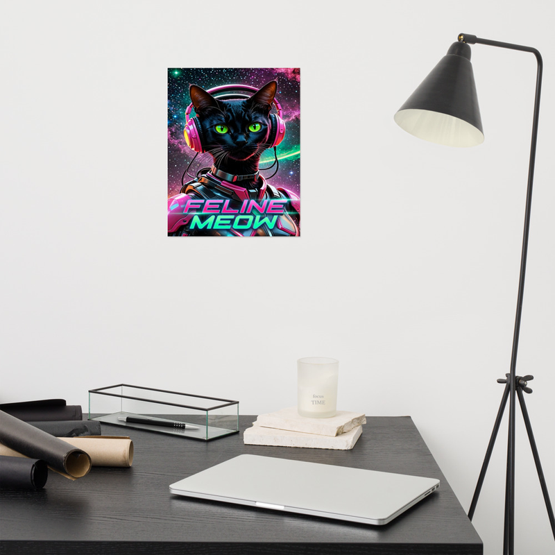 Feline Meow Poster