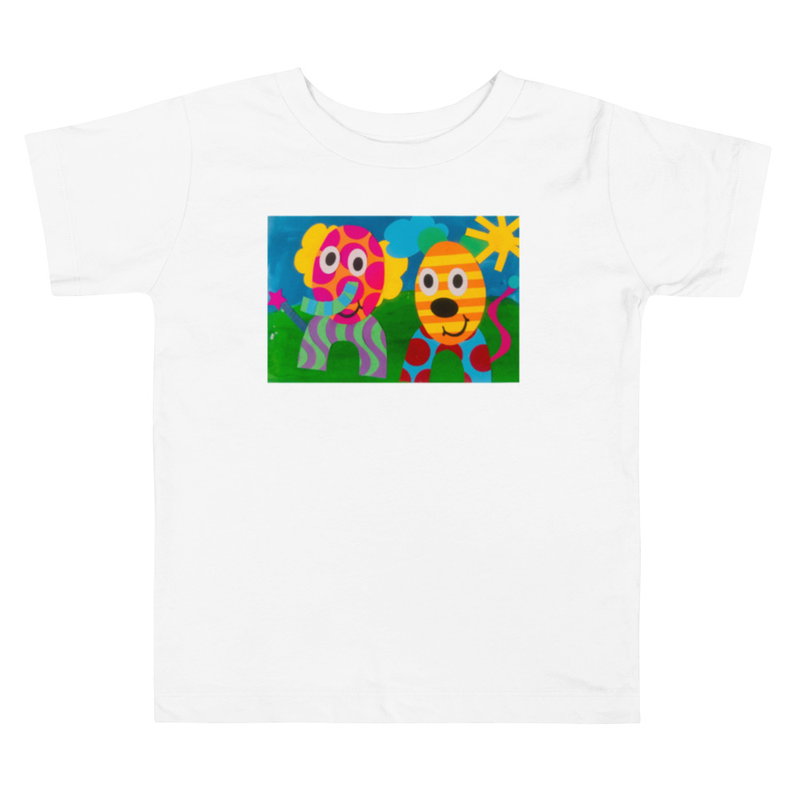 The Elephant & Cheetah - Toddler Tee – Image 4