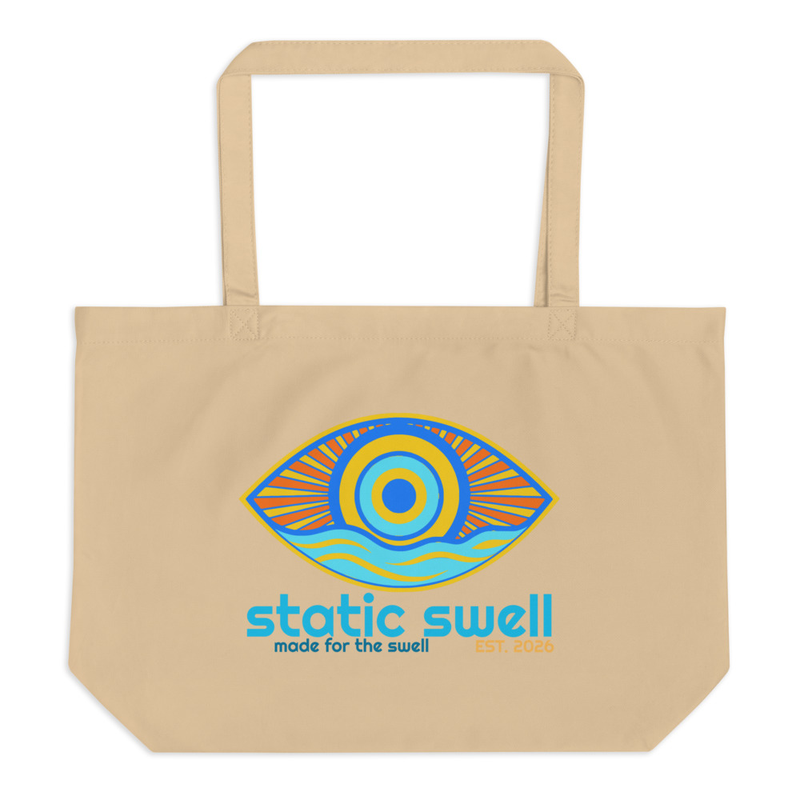 Large organic tote bag