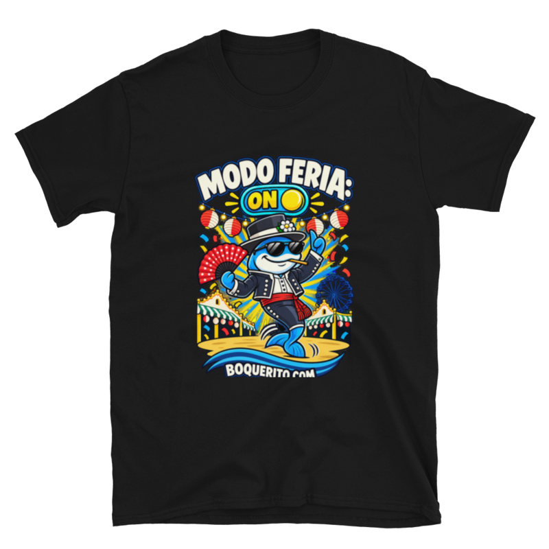 Camiseta Modo Feria de Boquerito en color Negro