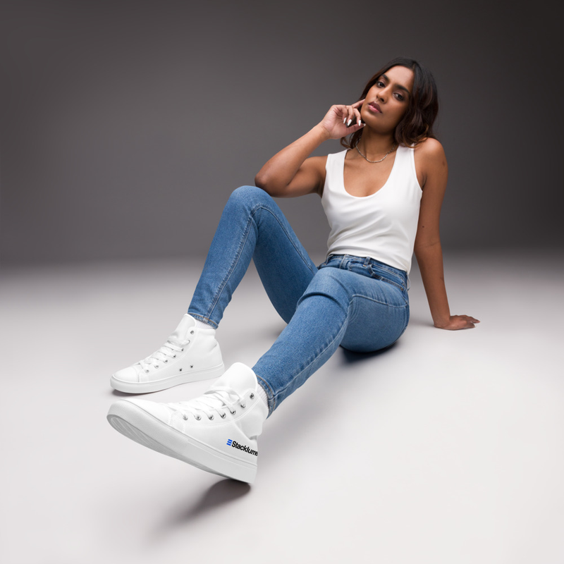 Stacklumen Women’s high top canvas shoes