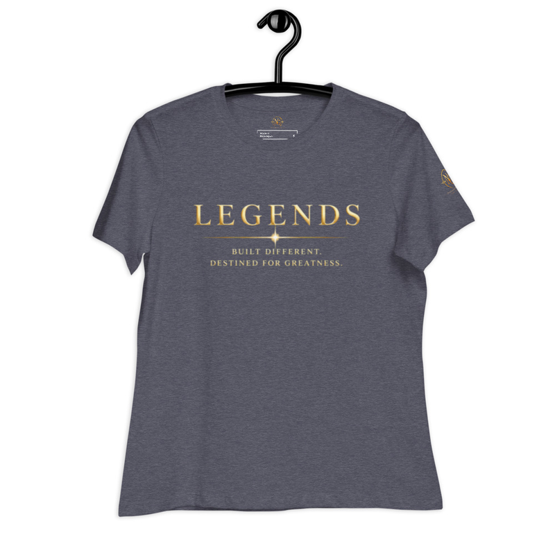 Legends (Women's Relaxed T-Shirt) – S, Heather Navy