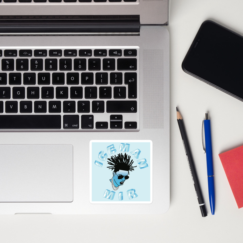 Ice Man Mir Sticker