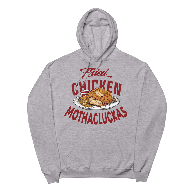 Fried Chicken Mothacluckas - Premium Unisex Hoodie - Grilled, foodie, food lover, bbq lovers, bbq, aprons, apron, fried chicken apron,