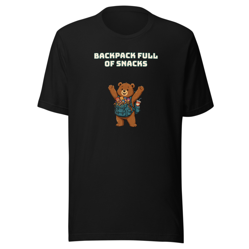 RetroPuns — Backpack Full of Snacks Tee