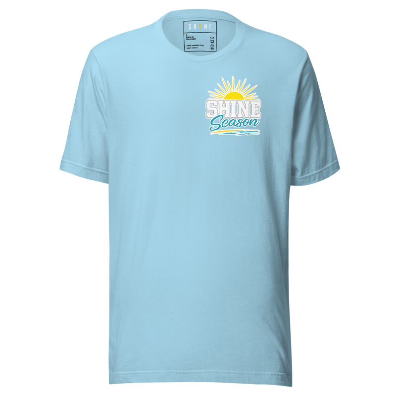 SHINE Season T-shirt – 3XL, Ocean Blue