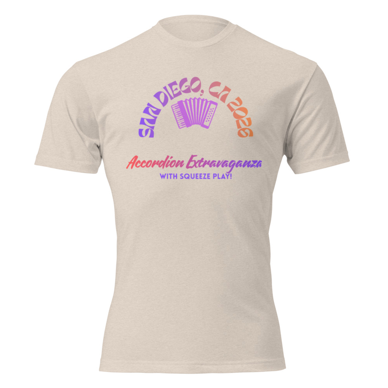 San Diego Accordion Extravaganza T-Shirt