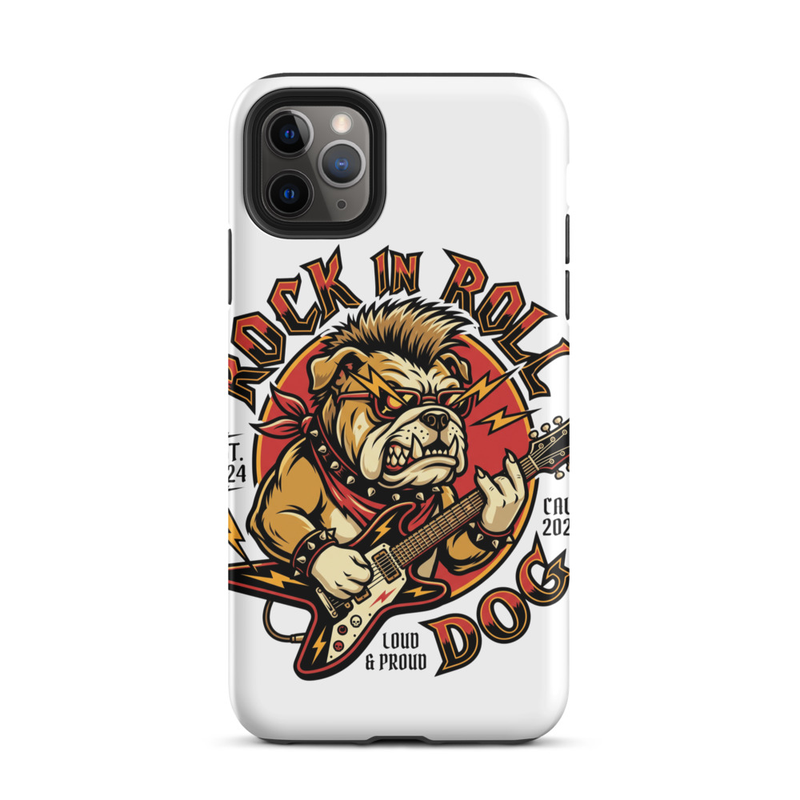 Tough Case for iPhone®: Rock N Roll Dog – iPhone 11 Pro Max, Matte