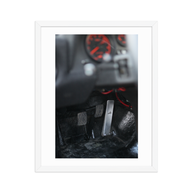 Renault Alpine A310 Gas Pedal – Framed Print