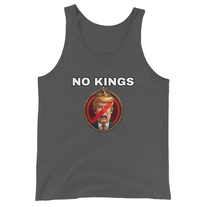 No Kings round logo-Men's Tank Top