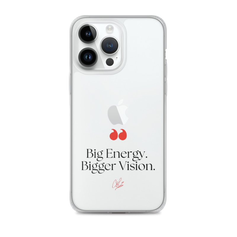 Big Energy. Bigger Vision. Clear Case for iPhone® – iPhone 14 Pro Max