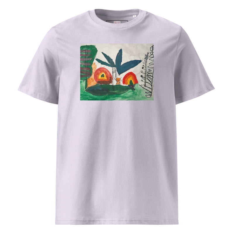 The Jungle - Unisex Organic Cotton Tee – S, Lavender