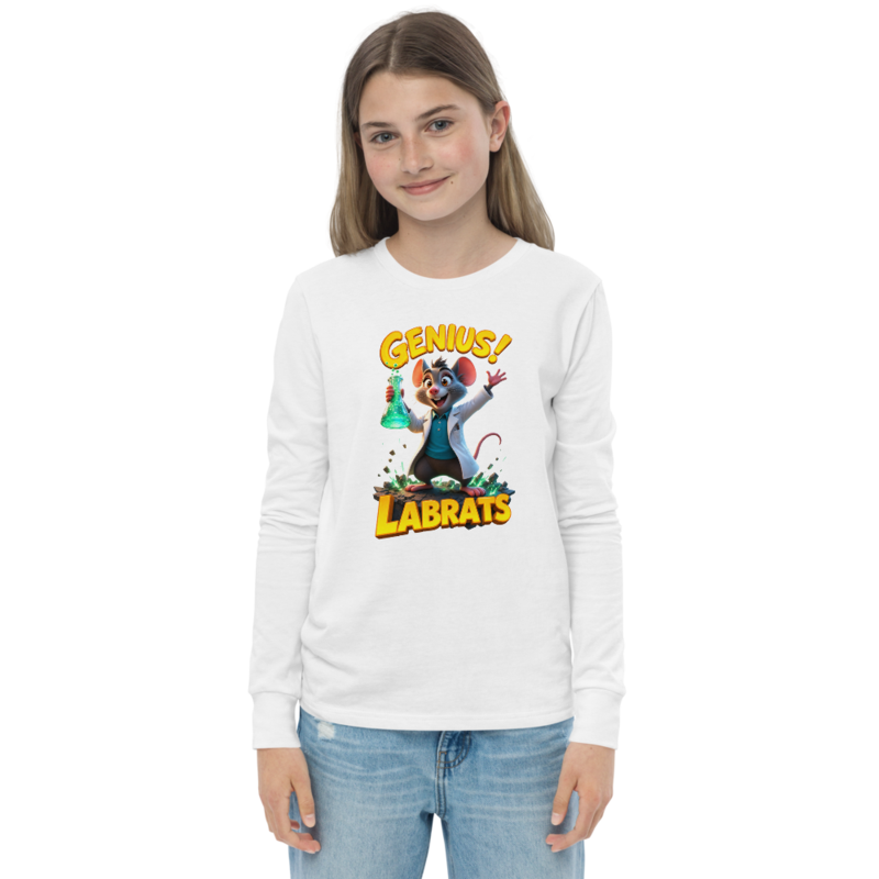 Dr Basil Whiskerworth Genius Kids Long Sleeve