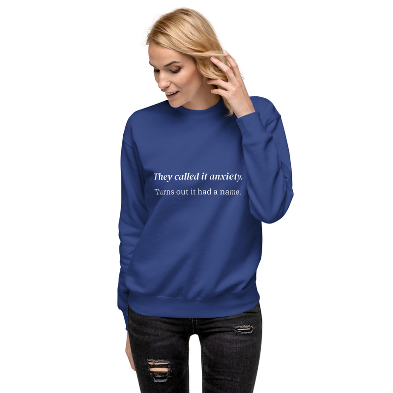 They called it anxiety. Turns out it had a name. – S, Team Royal