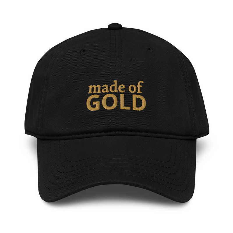 made of GOLD - Garment washed baseball cap – Image 5