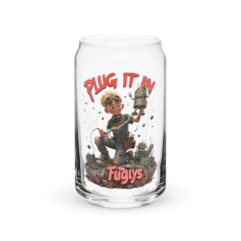 Scrap - Plug  It In 16oz Can Glass