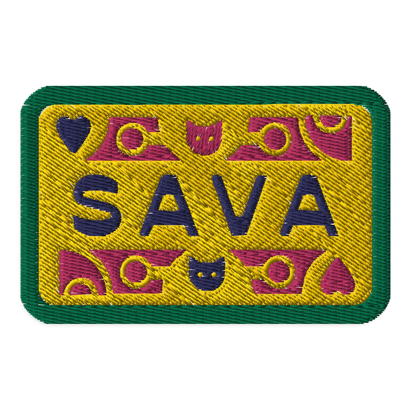 SAVA1 - RECTANGLE - Embroidered patches
