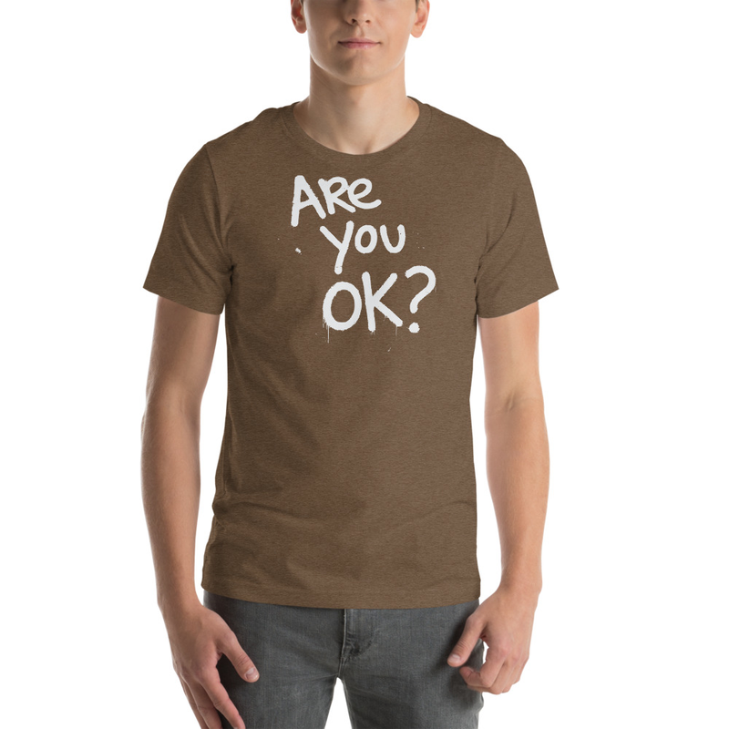 "Are You OK?" Graffiti tshirt