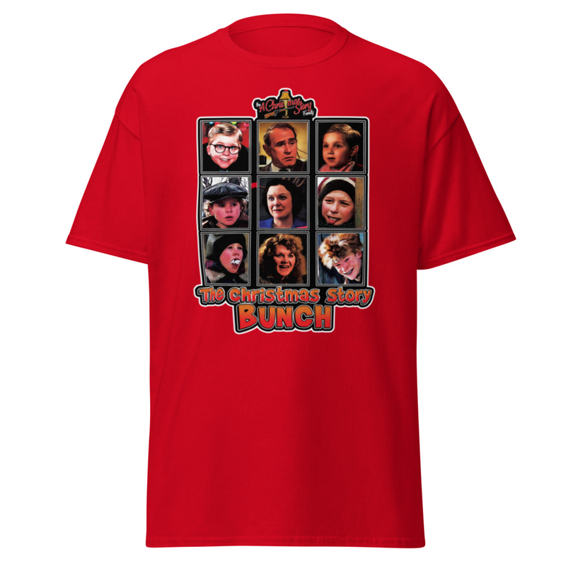 The Christmas Story Bunch T-Shirt – XL, Red