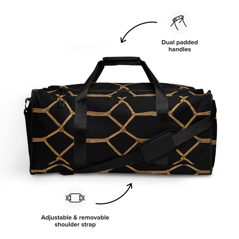 "Shibari Journey" Diamond Rope Duffle Bag