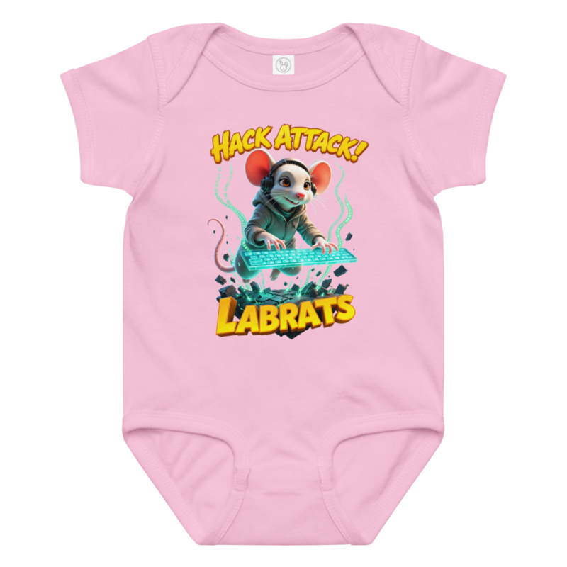 Byte C Cheddar Hack Attack Baby Grow