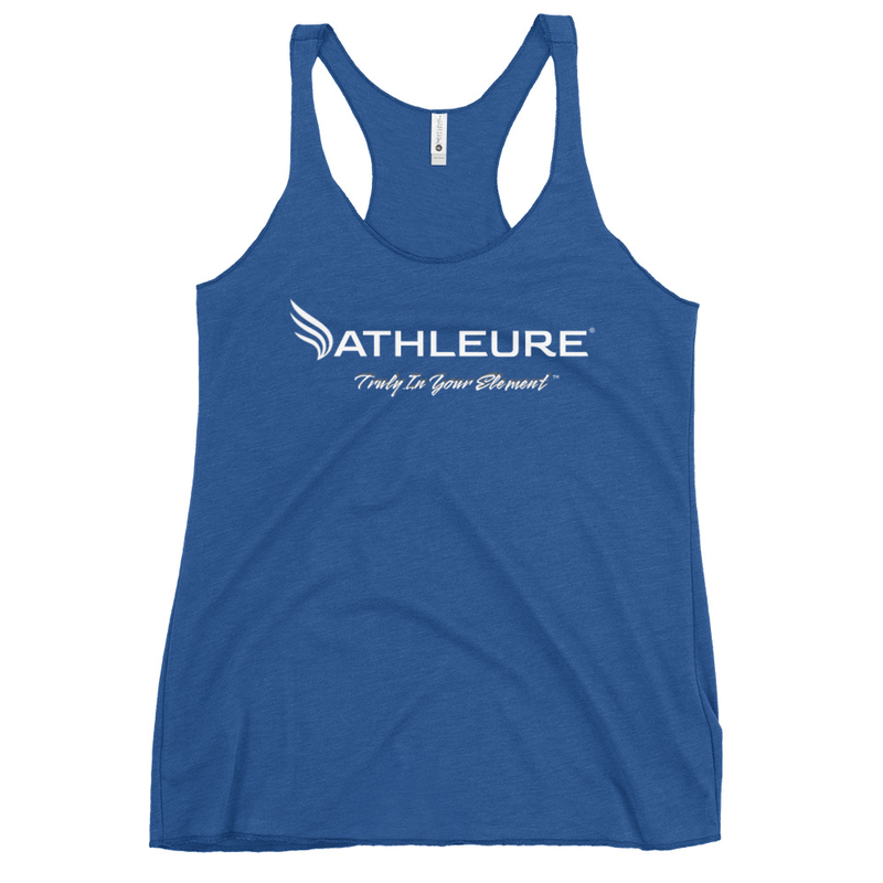 ATHLEURE® Women's Racerback Tank – L, Vintage Royal