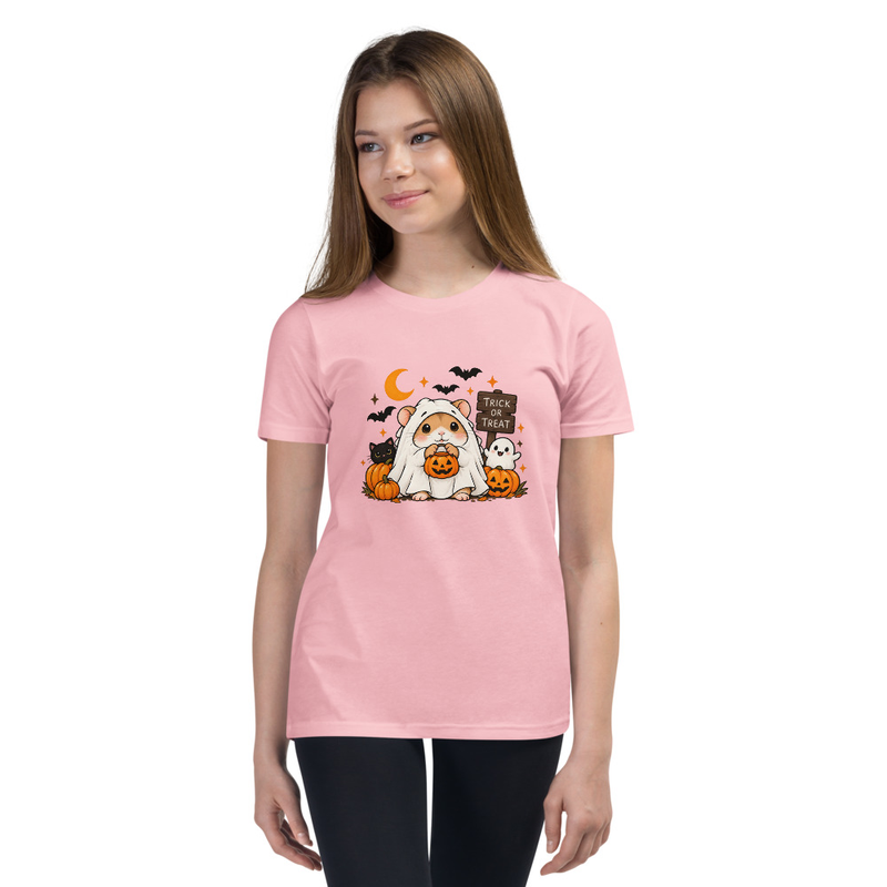 Halloween T-Shirt Cute Ghost Hamster Pumpkin Halloween Shirt
