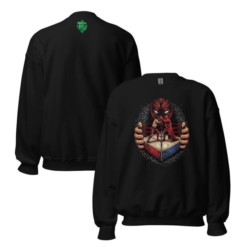 Heel Who Dictates Black Unisex Crewneck Heavy Blend Sweatshirt