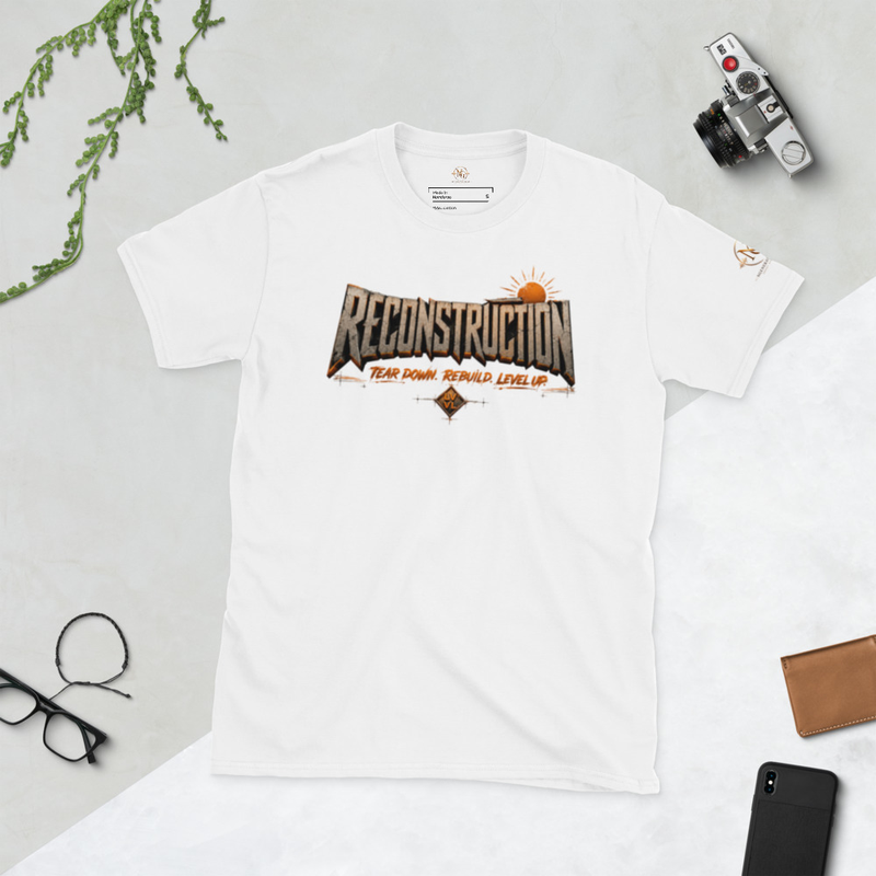 Reconstruction (Short-Sleeve Unisex T-Shirt) – S, White