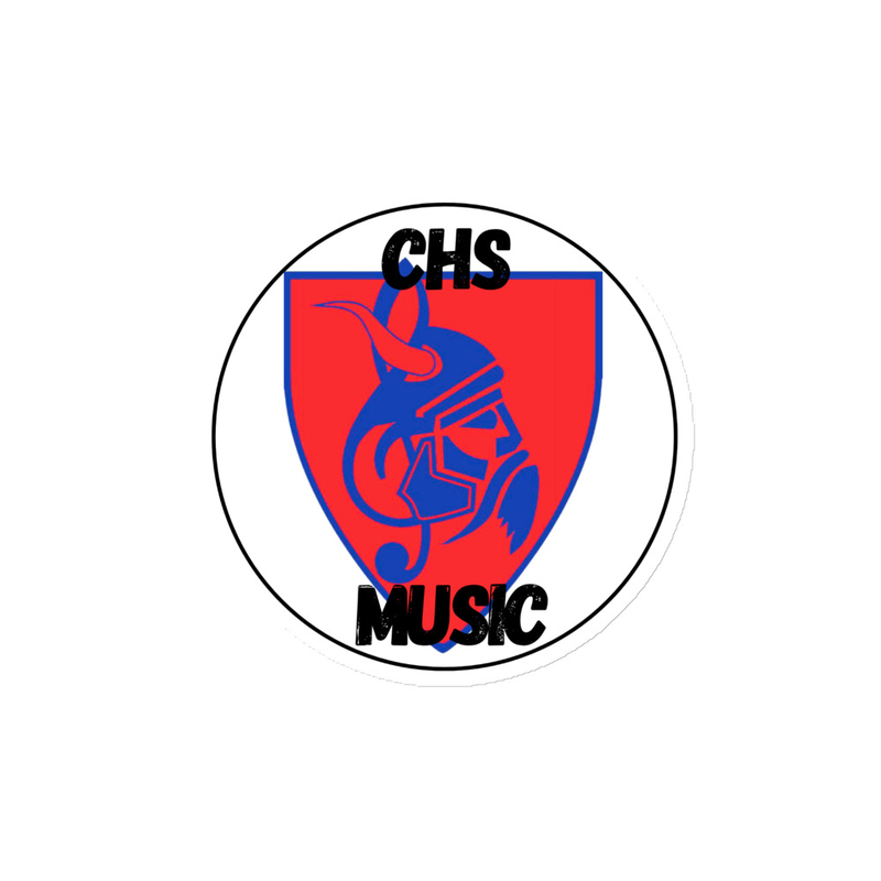 Magnet--CHS Music – 4″×4″, White