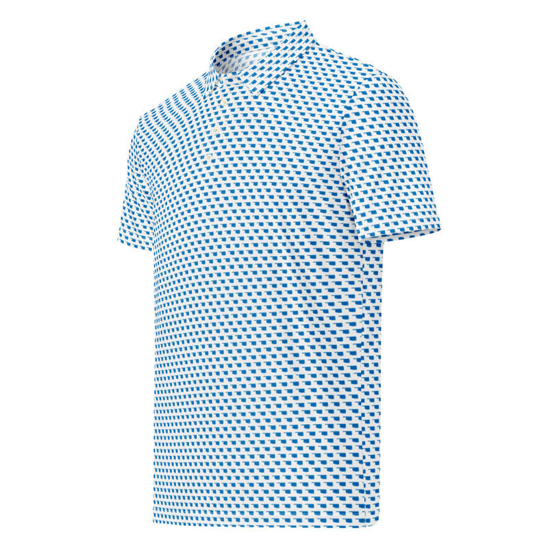 Men's Fitted State of Oklahoma Polo in Thunder Blue