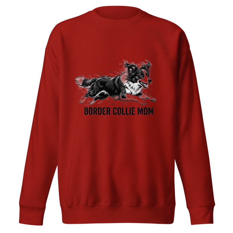 Unisex Premium Sweatshirt Border Collie Mom