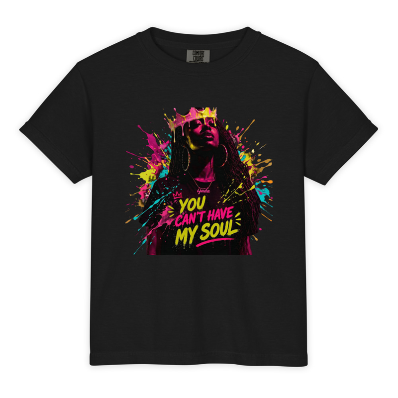 Youth Garment-Dyed Heavyweight "You Can't Have My Soul ijada Portrait" T-Shirt - Comfort Colors 9018