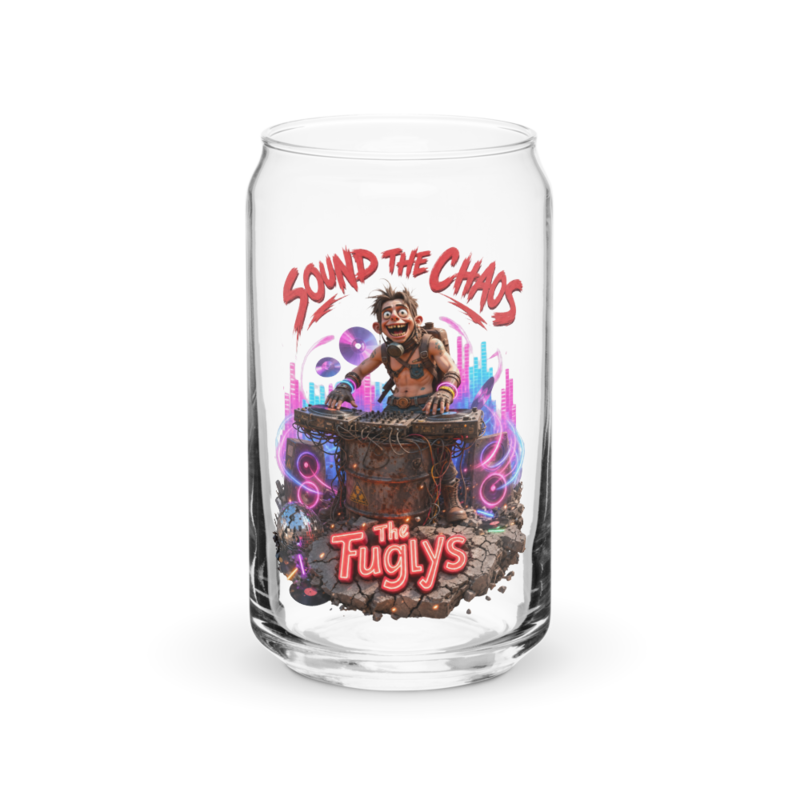 Harlan - Sound The Chaos 16oz Can Glass