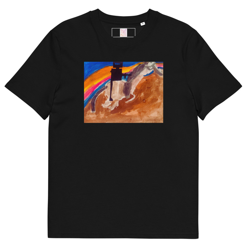 Ned Kelly - Unisex Organic Cotton Tee – M, Black